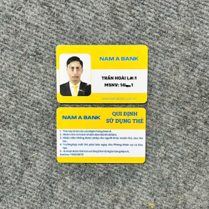 In thẻ tên nhựa PVC làm thẻ nhân viên giá xưởng