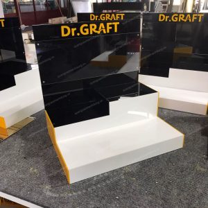 Giá Mica trưng bày sản phẩm cho cửa hàng, giá xưởng