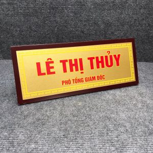 Biển tên để bàn tam giác giá gốc tận xưởng tại Hà Nội