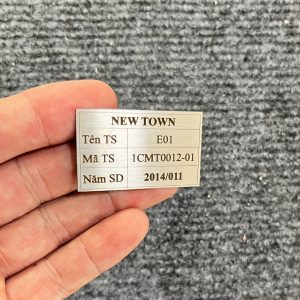 Thẻ quản lý máy móc thiết bị giá xưởng tại Hà Nội