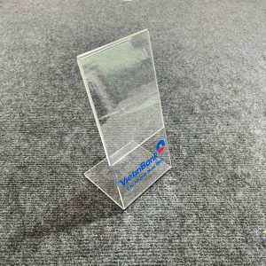 Gia công Kệ Mica chữ L cho ngân hàng tại Hà nội giá xưởng