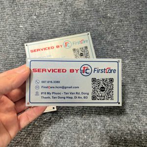 Tem gắn máy móc thiết bị bền đẹp, giá xưởng tại Hà Nội