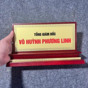 Biển tên để bàn - Kệ chức danh theo yêu cầu giá xưởng