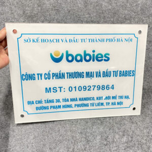 In biển hiệu cắt lỗ bắt đinh vít tại Hà Nội giá rẻ